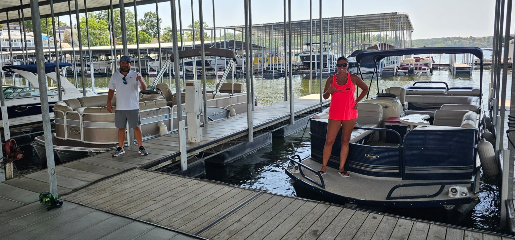 Captain Angie at the dock
